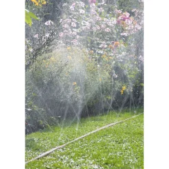 Gardena Schlauchregner mit Anschlussteilen braun