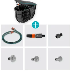 Gardena Schlauchbox RollUp Undercover M mit 20 m