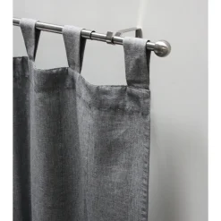 Gardinenstangen Set ausziehbar Durchmesser 16/19 mm 120-210 cm Edelstahl-Optik