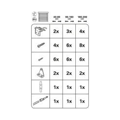Gardinia Jalousie Alu 25 mm 100x130 cm silber