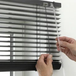 Gardinia Aluminium-Jalousie 140 x 175 cm schiefer