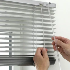 Gardinia Aluminium-Jalousie 60 x 130 cm silber