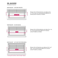 Gardinia Aluminium-Jalousie 140 x 175 cm beige