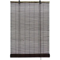 Gardinia Bambus-Rollo 140 x 160 cm schoko