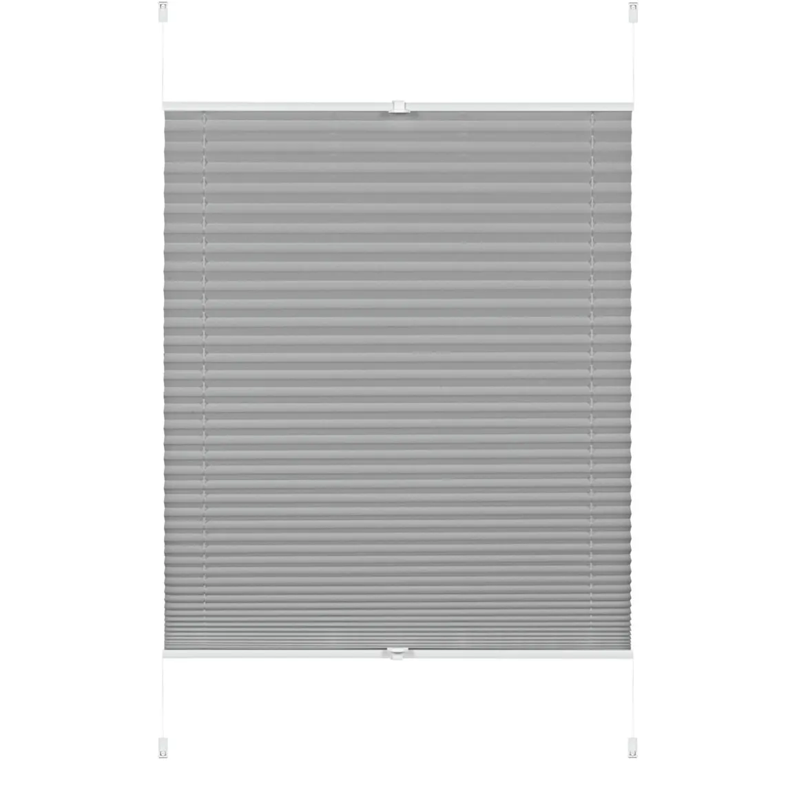 Gardinia Easyfix Plissee Greta 70 x 130 cm steingrau