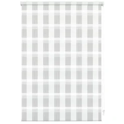 Gardinia EasyFix Rollo Karo 60 x 150 cm weiß