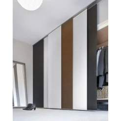 Gardinia Flächenvorhang 60 x 245 cm Natur-optik Dekor teak