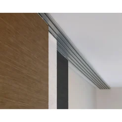 Gardinia Flächenvorhang 60 x 245 cm Natur-optik Dekor teak