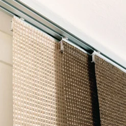 Gardinia Flächenvorhang 60 x 245 cm Natur-optik Dekor teak