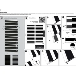 Gardinia Flächenvorhang Day+Night 245 x 60 cm weiß