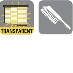 Gardinia Flächenvorhang Day+Night 245 x 60 cm weiß