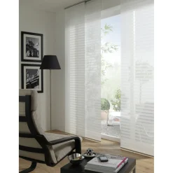 Gardinia Flächenvorhang Flame 300 x 60 cm weiß