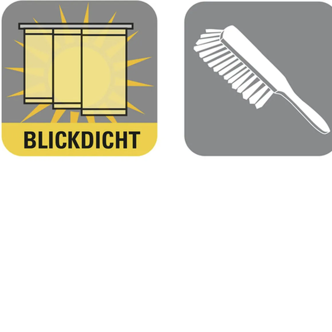 Gardinia Flächenvorhang Stoff Entry 60 x 245 cm weiß