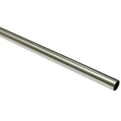 Gardinia Gardinenstange Chicago 160 cm Durchmesser 20 mm Edelstahl-optik