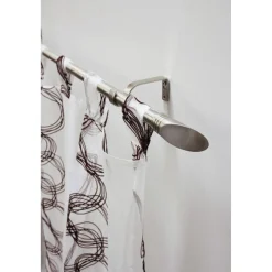 Gardinia Gardinenstange Ellipse Durchmesser 16/19 mm 190-340 cm Edelstahl-optik