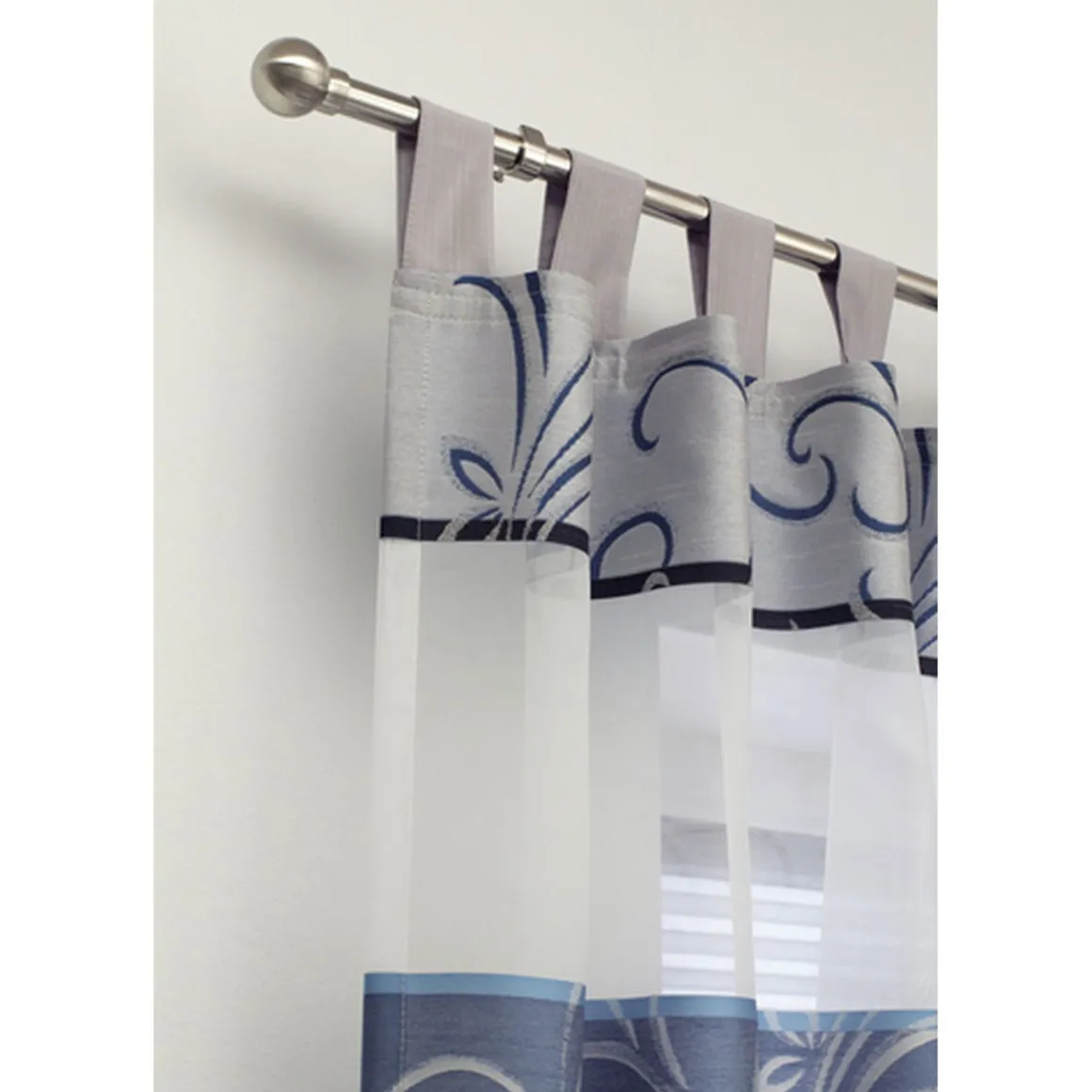 Gardinia Gardinenstange Kugel Durchmesser 16/19 mm 190-340 cm cm Edelstahl-optik