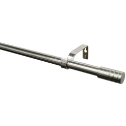 Gardinia Gardinenstange Zylinder Durchmesser 16/19 mm Edelstahl-optik