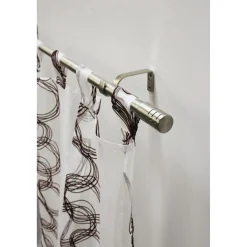 Gardinia Gardinenstange Zylinder Durchmesser 16/19 mm Edelstahl-optik