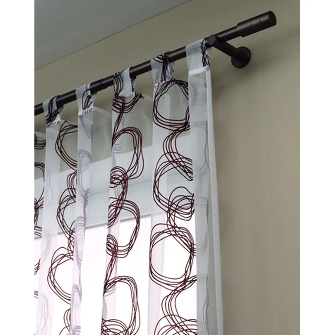 Gardinia Gardinenstange Zylinder Durchmesser 22/25 mm 100-190 cm bronze