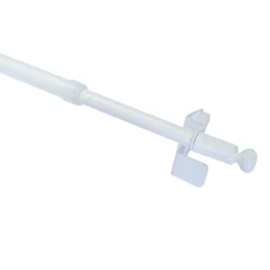 Gardinia Gardinénstange Filigrano Kugel 80-110 cm Durchmesser 8/10 cm weiß