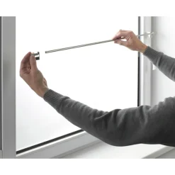 Gardinia Gardinénstange Filigrano Kugel 80-110 cm Durchmesser 8/10 cm weiß