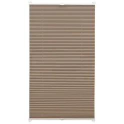 Gardinia Plissee EasyFix mit 2 Bedienschienen 60 x 130 cm taupe