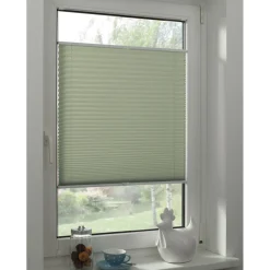 Gardinia Plissee Easyfix Greta mintgrün 50 x 130 cm