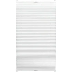 Gardinia Plissee Easyfix mit 2 Bedienschienen Plissee 55 x 130 cm weiß