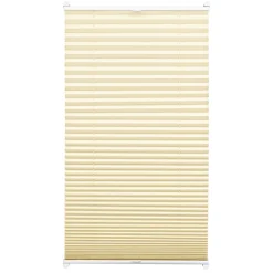 Gardinia Plissee Easyfix mit 2 Bedienschienen 60 x 130 cm creme