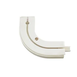 Gardinia Rundbogen GE1 13,5/13,5 cm mit Endstück weiß