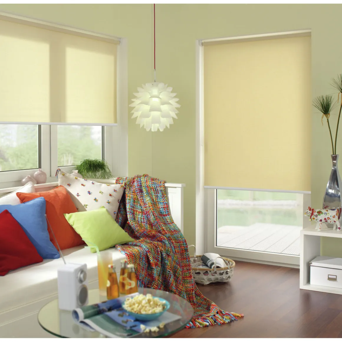 Gardinia Seitenzugrollo 62 x 180 cm Uni champagner