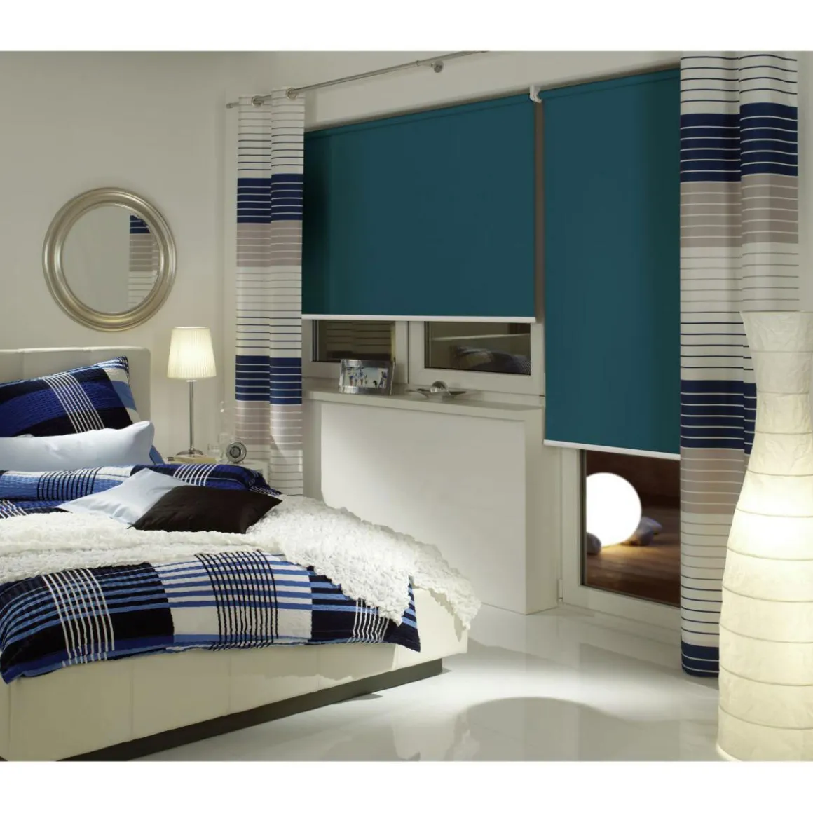 Gardinia Seitenzugrollo PG 3 82 x 180 cm dunkelblau