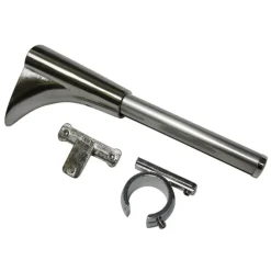 Gardinia Universal Träger 1- und 2-Lauf für Durchmesser 20 mm 15 cm Edelstahl-optik