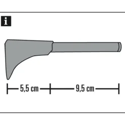 Gardinia Universal Träger 1- und 2-Lauf für Durchmesser 20 mm 15 cm Edelstahl-optik