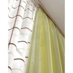 Gardinia Vorhangschiene GE3 180 cm mit Profil für Blendenbefestigung weiß