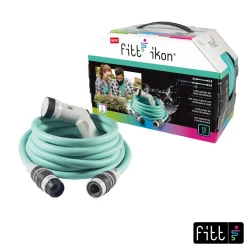 Gartenschlauch ausziehbar kompakt leicht und sofort einsatzbereit 15 m mit Multifunktions-Pistole