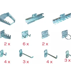 Güde Werkzeughalter-Sortiment 28 teilig