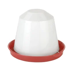 Geflügel-Tränke 3,5 L weiß-rot