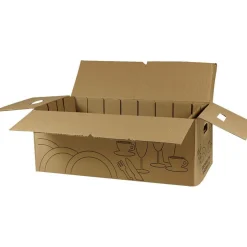 Geschirrkarton 62 x 23 x 32 cm 2er-Set