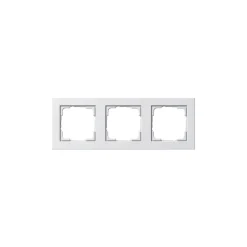 Gira Abdeckrahmen E2 3-fach reinweiß glänzend