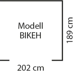 Globel Fahrradgarage Family Bike für 4 Fahrräder anthrazit