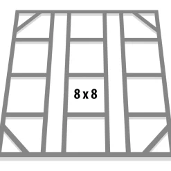 Globel Fundamentbodenrahmen für Dream 8 x 4m
