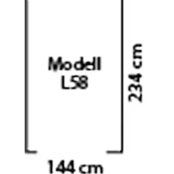 Globel Gerätehaus Lean To 3,4m² silber