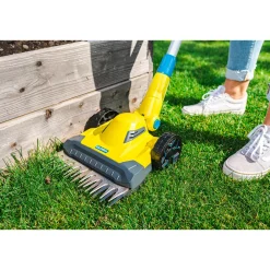 Gloria Akku Rasen-und Kantenschneider FineCut 18V Set 25 cm Schnittbreite Einstellbarer Holmwinkel inkl Akku
