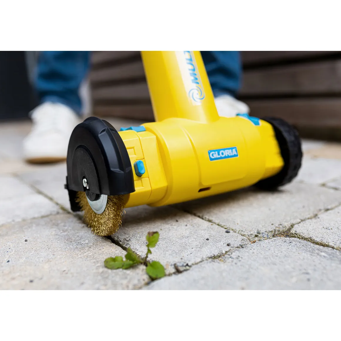 Gloria Multifunktionale Elektrobürste MultiBrush speedcontrol PLUS inkl Stein- und Fugenbürste