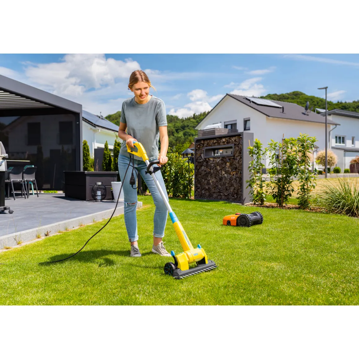 Gloria Multifunktionale Elektrobürste MultiBrush speedcontrol PLUS inkl Stein- und Fugenbürste