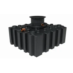 GreenLife Regenwasser-Flachtank 3.000 l mit Biovitor Wassertank Bewässerung unterirdisch