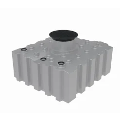 GreenLife Regenwasser-Flachtank 3.000 l mit Ausgleichsdom und begehbarer Abdeckung