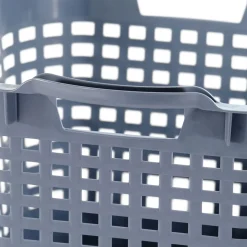 GreenLife Uni-Korb 25 kg, 3 Stück, drehstapelbar, grau