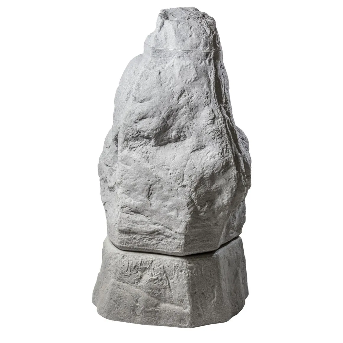 GreenLife Unterstand für den Dekor-Regenspeicher „Hinkelstein“, granitrot